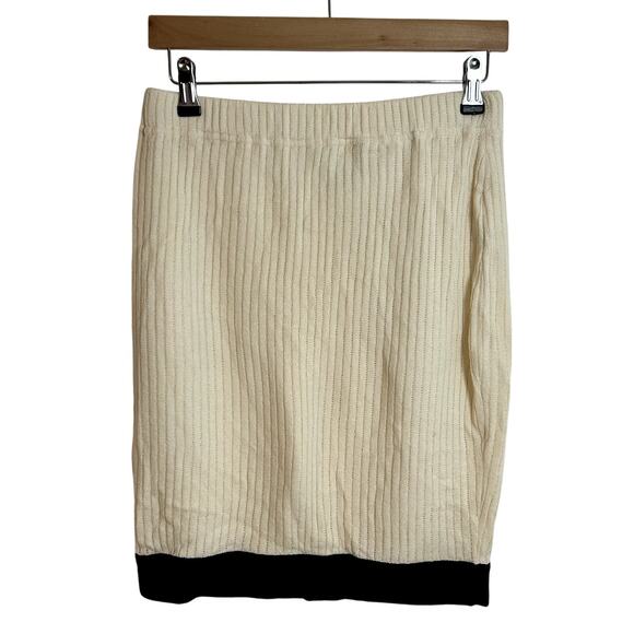 St John Collection Colorblock Knit Sweater A Line Skirt Womens Size 6 - Picture 1 of 3